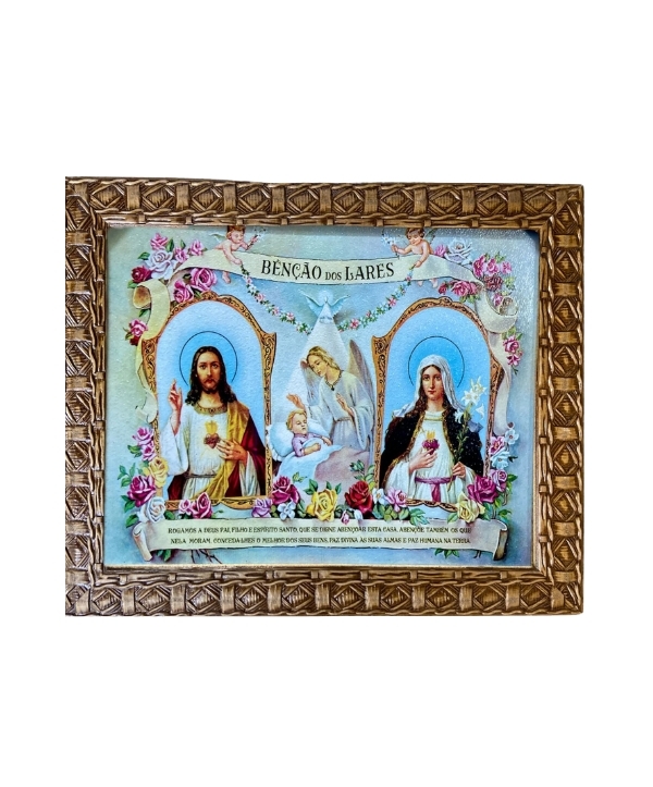 QUADRO 30X40CM BENÇÃO DOS LARES QUADRO 30X40CM BENÇÃO DOS LARES