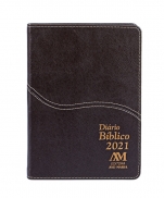 DIARIO BIBLICO 2021 LUXO MARROM imagem do produto - DIARIO BIBLICO 2021 LUXO MARROM
