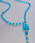 TERÇO SP NYLON CRISTAL AZUL