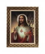 QUADRO 50X70CM SAGRADO CORACAO DE JESUS imagem do produto - QUADRO 50X70CM SAGRADO CORACAO DE JESUS