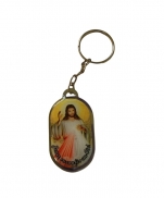 imagem do produto - CHAVEIRO SP JESUS MISERICORDIOSO PLACA OVAL