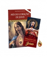 imagem do produto - KIT UM MÊS COM O CORAÇÃO DE JESUS