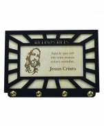 imagem do produto - PORTA CHAVES MDF JESUS CRISTO 