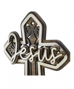 CRUCIFIXO MADEIRA MDF JESUS