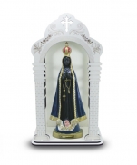 imagem do produto - IMAGEM INQUEBRAVEL COM CAPELA N SRA APARECIDA 60CM