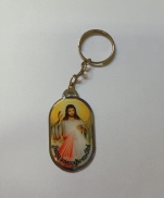 imagem do produto - CHAVEIRO SP JESUS MISERICORDIOSO PLACA OVAL