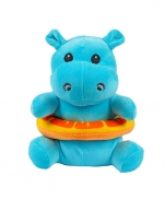 HIPOPÓTAMO DE PELÚCIA COM BOIA imagem do produto - HIPOPÓTAMO DE PELÚCIA COM BOIA