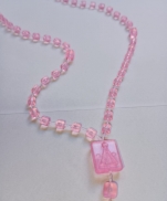 TERÇO SP NYLON CRISTAL ROSA