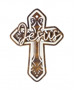 CRUCIFIXO MADEIRA MDF JESUS imagem do produto - CRUCIFIXO MADEIRA MDF JESUS