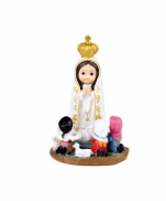 IMAGEM N SRA DE FATIMA 13CM PRIMER SANTITO imagem do produto - IMAGEM N SRA DE FATIMA 13CM PRIMER SANTITO