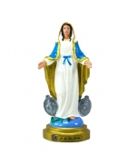 imagem do produto - IMAGEM INQUEBRAVEL N SRA DAS GRAÇAS COM MEDALHA 22CM