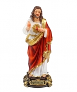 IMAGEM SAGRADO CORAÇÃO DE JESUS 13CM imagem do produto - IMAGEM SAGRADO CORAÇÃO DE JESUS 13CM