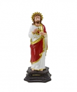 imagem do produto - IMAGEM INQUEBRAVEL SAGRADO CORAÇÃO DE JESUS 21CM