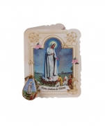 CARTÃO SP SANTO FÁTIMA C/MEDALHA imagem do produto - CARTÃO SP SANTO FÁTIMA C/MEDALHA