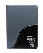 DIÁRIO BÍBLICO 2019 LUXO CINZA imagem do produto - DIÁRIO BÍBLICO 2019 LUXO CINZA