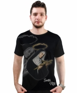 CAMISETA LS ADULTA SANTA RITA PRETA imagem do produto - CAMISETA LS ADULTA SANTA RITA PRETA