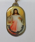 CHAVEIRO SP JESUS MISERICORDIOSO PLACA OVAL