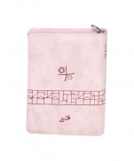 BÍBLIA EDIÇÃO PASTORAL ROSA ZIPER BOLSO 