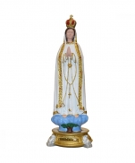 IMAGEM INQUEBRAVEL COM CAPELA N SRA DE FATIMA 60CM 