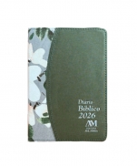 imagem do produto - DIÁRIO BIBLICO 2026 VERDE FLORAL LUXO