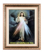 QUADRO 30X40CM JESUS MISERICORDIOSO imagem do produto - QUADRO 30X40CM JESUS MISERICORDIOSO