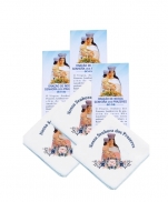 KIT LENÇO NOSSA SENHORA DOS PRAZERES COM ORAÇÃO
