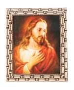 QUADRO 20X25CM JESUS COMPLACENTE imagem do produto - QUADRO 20X25CM JESUS COMPLACENTE
