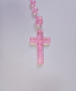 TERÇO SP NYLON CRISTAL ROSA
