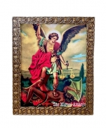 QUADRO 20X25CM SÃO MIGUEL ARCANJO imagem do produto - QUADRO 20X25CM SÃO MIGUEL ARCANJO