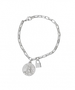 imagem do produto - PULSEIRA CADEIA AÇO SÃO MIGUEL