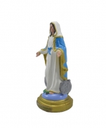 IMAGEM INQUEBRAVEL N SRA DAS GRAÇAS COM MEDALHA 22CM