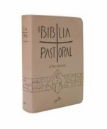 imagem do produto - BÍBLIA EDIÇÃO PASTORAL LETRA GRANDE MARROM 