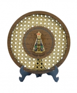 imagem do produto - ADORNO MANDALA DE MESA MDF N SRA APARECIDA 