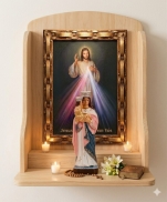 IMAGEM N SRA DOS PRAZERES 20CM GESSO