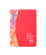 DIÁRIO BIBLICO 2026 LUXO ROSA FLORAL imagem do produto - DIÁRIO BIBLICO 2026 LUXO ROSA FLORAL